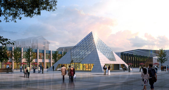 顺义金字塔网架