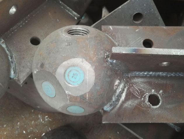 顺义螺栓球球塞，网架配件