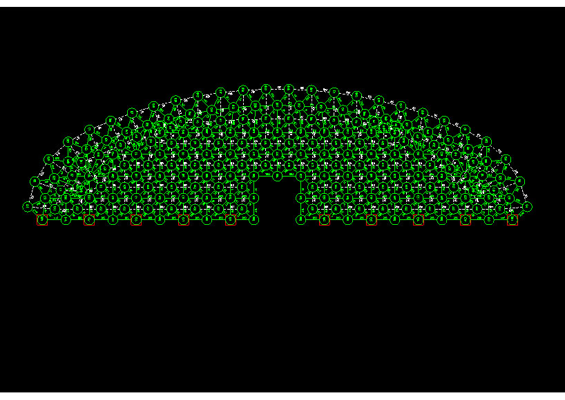 顺义锡林浩特91跨，1000米长干煤棚网架设计