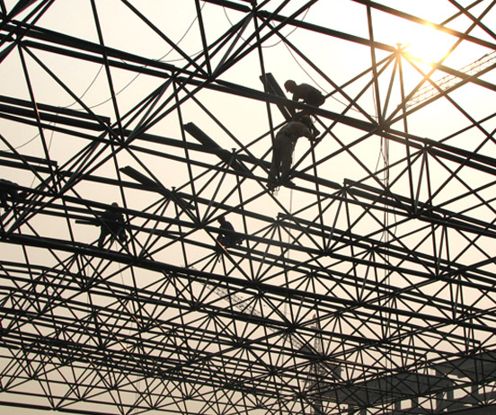 顺义厂房网架安装