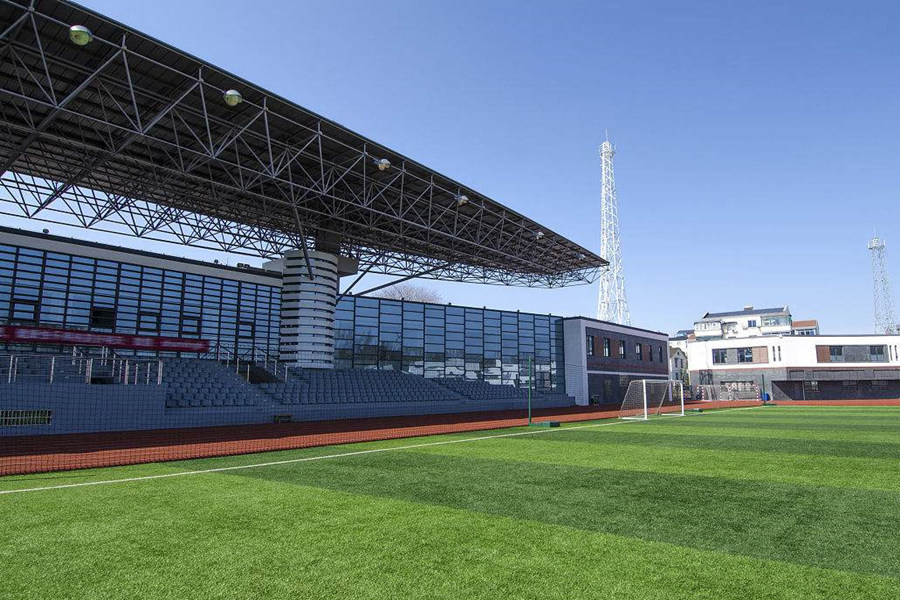 顺义体育场看台网架工程